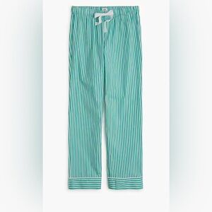 J. Crew Cropped Cotton Pajama Pant